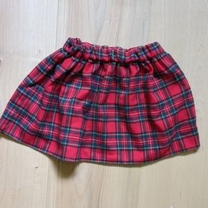Girls tartan skirt